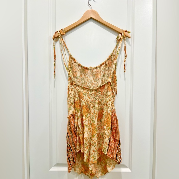 FREE PEOPLE Run Free Ruched Romper - Picture 7 of 9